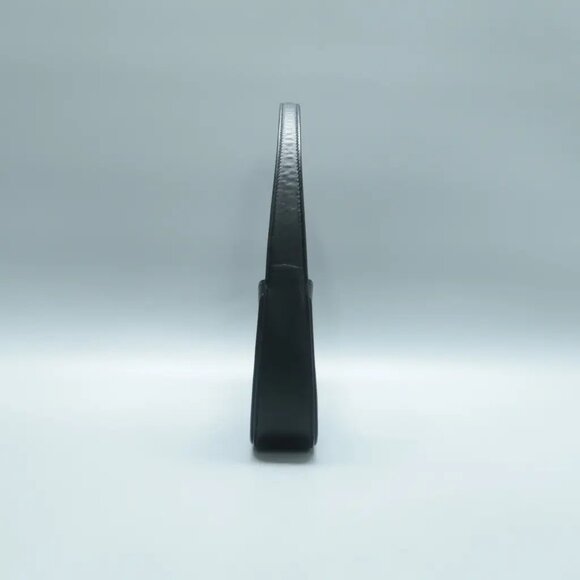 100% Authentic SAINT LAURENT Le 5 a 7 Black Leather Tote 1393-11724 - Picture 3 of 12